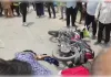 रिंग रोड पर दर्दनाक हादसा: ट्रक की चपेट में आने से महिला की मौत।