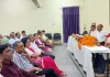 सेवानिवृत्ति  प्रो. मंजूलता को दी गई भावभीनी विदाई।