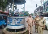 सुगम व सुरक्षित यातायात के लिए डीसीपी ने किया प्रमुख चौराहों का निरीक्षण 