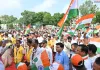 हर घर तिरंगा अभियान के तहत निकली विशाल तिरंगा यात्रा, तिरंगे के रंग में रंगा शहर 