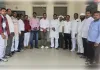 सफाई कर्मचारियों की मांगों को लेकर होने वाले तिरंगा यात्रा के लिए की गई बैठक