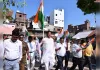 शोहरतगढ़ में विधायक विनय वर्मा के नेतृत्व में  निकली तिरंगा यात्रा