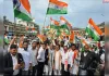 बीजेपी विधि प्रकोष्ठ लखनऊ महानगर के संयोजक के के मिश्रा के नेतृत्व में निकाली गई तिरंगा यात्रा