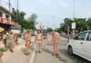 कावड़ यात्रा पर यातायात व्यवस्था केमुख्य मार्गो का डीसीपी ने किया निरीक्षण।