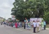 मां शांति आईटी संस्थान एवं एमएसडी लॉ कॉलेज में ध्वजारोहण व प्रभात फेरी का आयोजन।