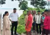 गंगा नदी के तटवर्ती क्षेत्रों एवं बाढ़ चौकियों का अधिकारियों ने किया निरीक्षण