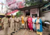 ओबरा में रक्षाबंधन पर राष्ट्रीय स्वयंसेवक संघ की मातृशक्ति ने पुलिसकर्मियों को बांधी राखी, सुरक्षा के संकल्प को सराहा