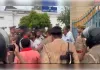 एसपी कार्यालय पर प्रदर्शन के दौरान पुलिस और हिंदू संगठन कार्यकर्ताओं में टकराव