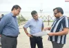 जिलाधिकारी ने सलोरी कछार पहुंचकर बढ़ रहे जलस्तर का जायजा लिया