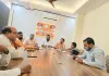 जिलाअध्यक्ष ने किया सेवा संकल्प अभियान की समीक्षा बैठक 