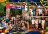 निराश्रित बुजुर्गों को भोजन-प्रसाद कराकर खजनी थाना में शुरू हुआ जन्माष्टमी उत्सव