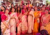 सिंदूर की होली खेल मां दुर्गा को दी भावभीनी विदाई