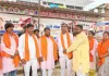 बिस्कोहर में नमो सेवा गाथा  का नुक्कड़ नाटक