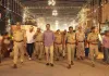 डीएम एसपी द्वारा कस्बा जगदीशपुर में पैदल गश्त कर दशहरा मेला/रामलीला स्थल का किया निरीक्षण 