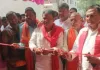 सेवा संकल्प अभियान के शिविर का फीता काटकर पूर्व कैबिनेट मंत्री राज किशोर सिंह ने किया उद्घाटन