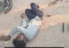 तेज रफ्तार कार ने बाइक को मारी टक्कर तीन घायल
