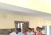 जल संस्थान की जेई को सौंपा ज्ञापन,। सीवर लाइन का अधूरा काम  शुरू कराने की मांग