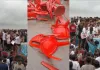 रन फॉर यूनिटी मैराथन में हंगामा, पुरस्कार वितरण के दौरान तोड़फोड़