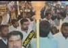वोट चोरी के मुद्दे पर कांग्रेसियों ने निकाला जुलूस