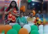 राज्यसभा सांसद श्रुति  गंगवार के प्रथम आगमन पर भदपुरा में हुआ जोरदार स्वागत 