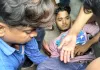 सड़क दुर्घटना में बाइक सवार युवक गंभीर, धनबाद रेफर