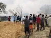  आग से बारीगांव में 10 एकड़ फसल जलकर राख