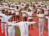 अंतर्राष्ट्रीय योग दिवस पर 34वीं वाहिनी पीएसी वाराणसी में आयोजित हुआ भव्य योगाभ्यास कार्यक्रम