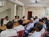 बिहार : वाल्मीकिनगर थाना परिसर में महावीरी झंडा को लेकर शांति समिति की बैठक