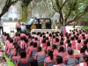 थाना प्रभारी ने विद्यालय मे बालिकाओं को सेल्फ डिफेंस के बारे में किया जागरूक