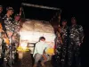 पिकअप पर लदा 48 बोरी चावल के साथ एक गिरफ्तार