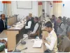 कुशीनगर : डीएम उमेश मिश्रा ने राजनैतिक दलों के प्रतिनिधियों के साथ की बैठक