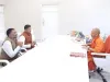 हमीरपुर महोबा तिंदवारी के सांसद कुंवर पुष्पेंद्र सिंह चंदेल उत्तर प्रदेश के मुख्यमंत्री से मिले