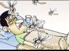 मच्छरों की बढ़ती तादात से परेशान है महमूदाबाद क्षेत्र के निवासी