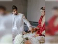 मदीना में फैसल शेख का निकाह, लाल जोड़े में दिखीं उनकी दुल्हन