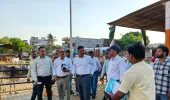 मण्डलायुक्त ने अस्थायी गौ आश्रय स्थल रावर्टसगंज का किया औचक निरीक्षण, दिये संबंधित अधिकारियों को सख्त निर्देश