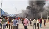 शाहपुर मंडी समिति में लगी भीषण आग, 24 घंटे में दूसरी घटना