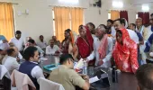 सम्पूर्ण समाधान दिवस पर घोरावल में जिलाधिकारी एवं पुलिस अधीक्षक ने सुनीं  जन समस्याएं, दिये  त्वरित व  गुणवत्तापूर्ण  निस्तारण के निर्देश