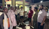 शिवद्वार मंदिर पर नाली के समस्या को लेकर मंदिर व्यवस्थापक ने किया औचक निरीक्षण