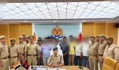 म्योरपुर पुलिस की बड़ी कार्यवाही , जुआ खेलने वाले अंतरप्रांतीय गैंग का पर्दाफाश