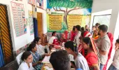 100 दिवसीय टीबी मुक्त भारत अभियान के तहत ताला गांव में लगा स्वास्थ्य शिविर