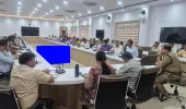 12वें अन्तर्राष्ट्रीय योग दिवस की तैयारियों के सम्बंध में की समीक्षा ।