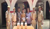 एटीएम से बैटरी चोरी का खुलासा, तीन आरोपी गिरफ्तार।