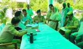 जिलाधिकारी एवं पुलिस अधीक्षक ने चोपन में थाना दिवस में सुनीं जनशिकायतें, दिये गुणवत्तापूर्ण निस्तारण के  निर्देश