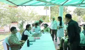 जिलाधिकारी  एवं पुलिस अधीक्षक  ने थाना चोपन पर सुनी जनसमस्याएं, जनपद के समस्त थानों पर आयोजित हुआ थाना समाधान दिवस