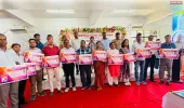 मुख्यमंत्री शिक्षक कैशलेस चिकित्सा योजना के तहत  वितरित किए गए कैशलेस चिकित्सा कार्ड