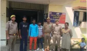 पुलिस ने वारंटी को पकड़ कर भेजा जेल 