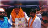 रा.अ.मोर्चा के जिला अध्यक्ष कृष्णानंद उपाध्याय का कार्यकर्ताओं ने कप्तानगंज चौराहे पर किया भव्य स्वागत