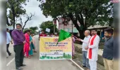 जन शिक्षण संस्थान ने भानपुर में निकाली भव्य स्वच्छता जागरूकता रैली