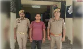 पुलिस ने दस्त के दौरान तमंचा सहित संदिग्ध पड़ा