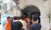 मंदिर की सुरक्षा को लेकर हिन्दू रक्षा दल का प्रदर्शन, पुलिस आयुक्त को सौंपा ज्ञापन